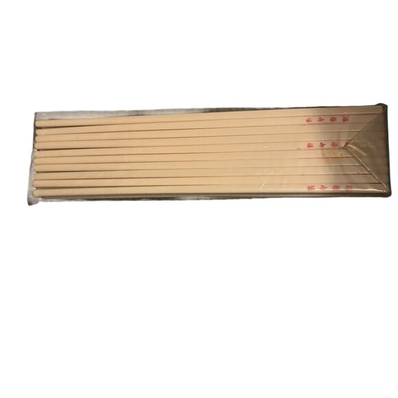 Vintage 10 (20 total) Bakelite Chopsticks With Gold & Red Asian Design - Picture 4 of 6